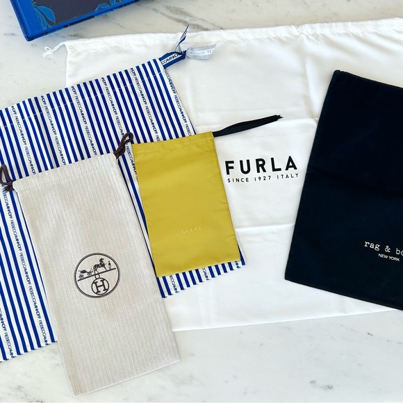 Assortment of Designer Dust Bag Collection